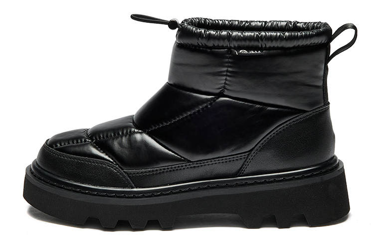 Joy&Mario Fleece Lined Shaft Comfortable Platform Shoes Women's Black