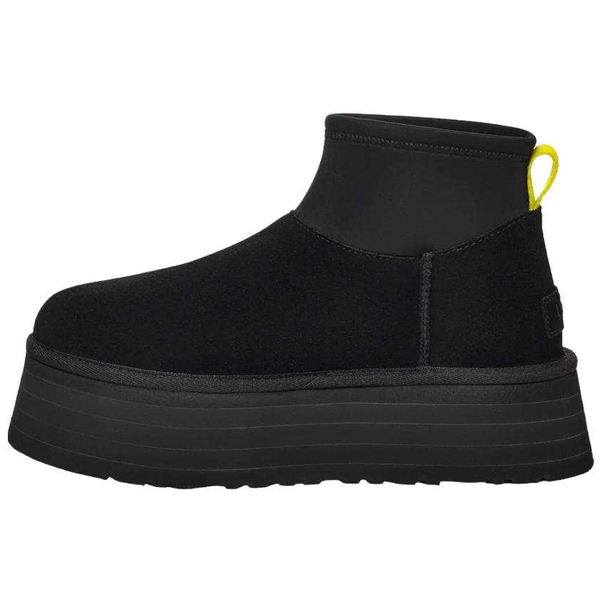 UGG UGG Classic Mini Dipper Boot Black Yellow Women's