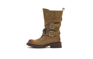 UNCLEWEN Kelorie Suede Knight Ankle Boots Women's