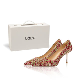 LOLY High Heels Women's Burgundy