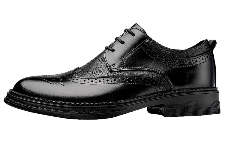 CKVUSAMG Top Grain Cow Leather Dress Shoes Men's