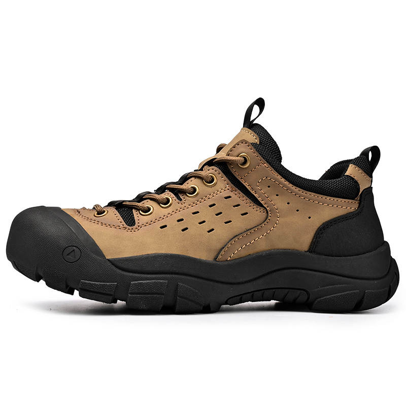 JIGONGYANG Abrasion Resistant Abrasion Resistant Low top Casual Shoes Men's Khaki