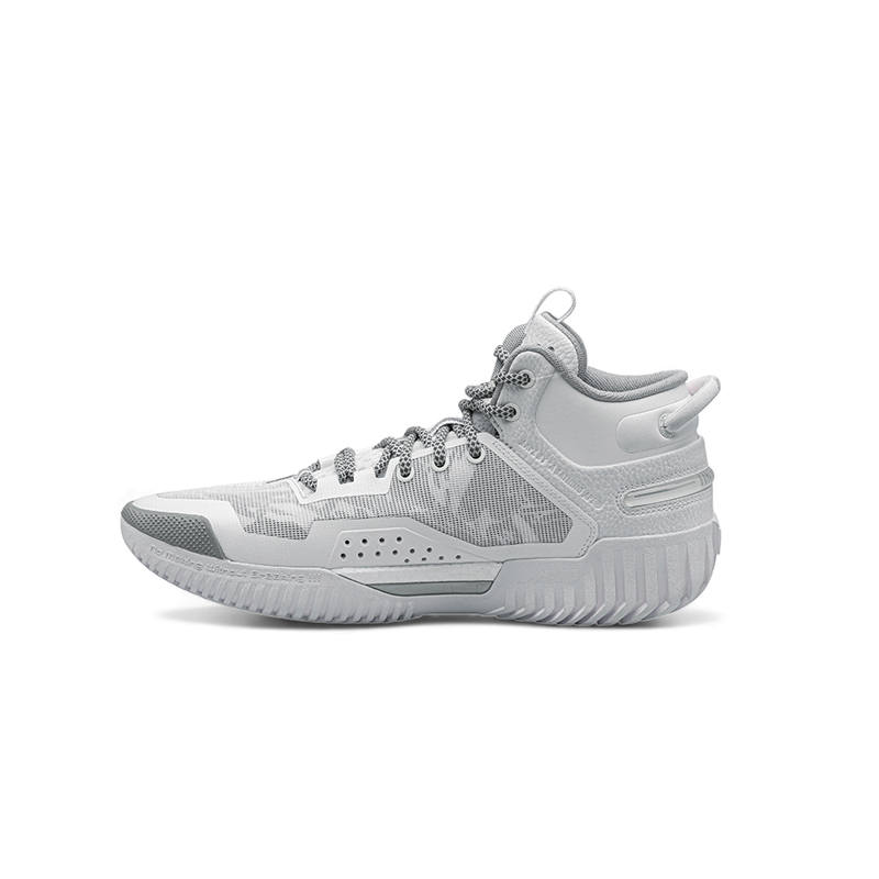 Aape Li Ning x Aape Collaboration Mid top Performance Basketball Shoes Men's White