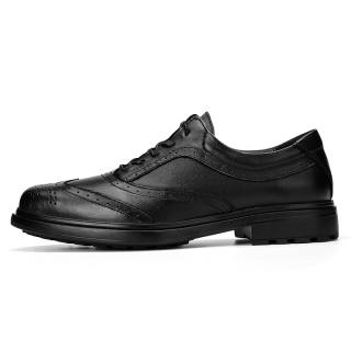 TOMAY Casual Leather Shoes Men's Low Top Black
