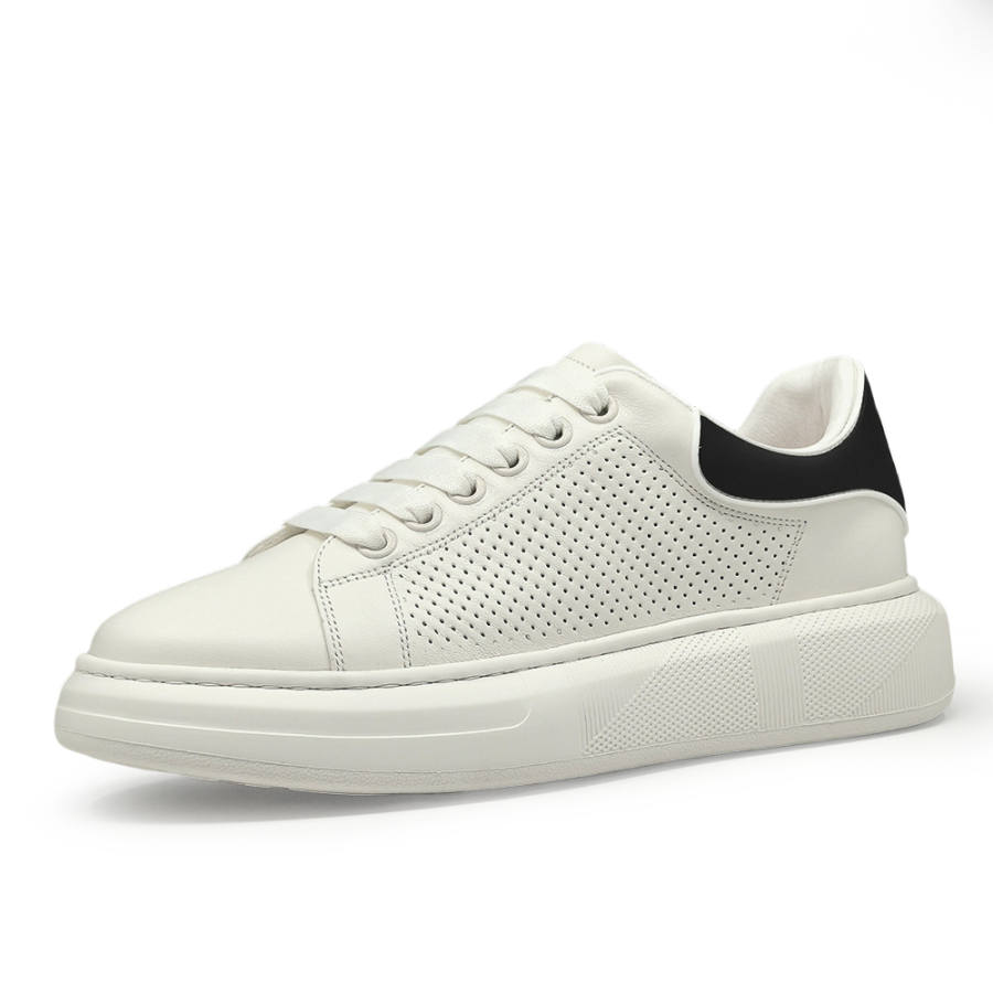 Devanro Devanro Top Grain Cow Leather Breathable Height Increasing Slip Resistant Breathable Height Increasing Slip Resistant