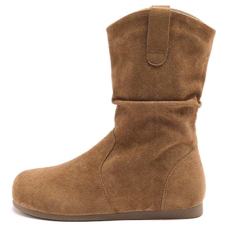 AGSDON AGSDON Fabric Ankle Boots 1.5cm Women's