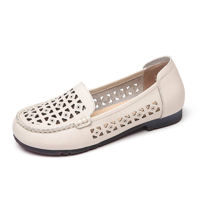 XINNUO Cow Leather Casual Shoes Women's