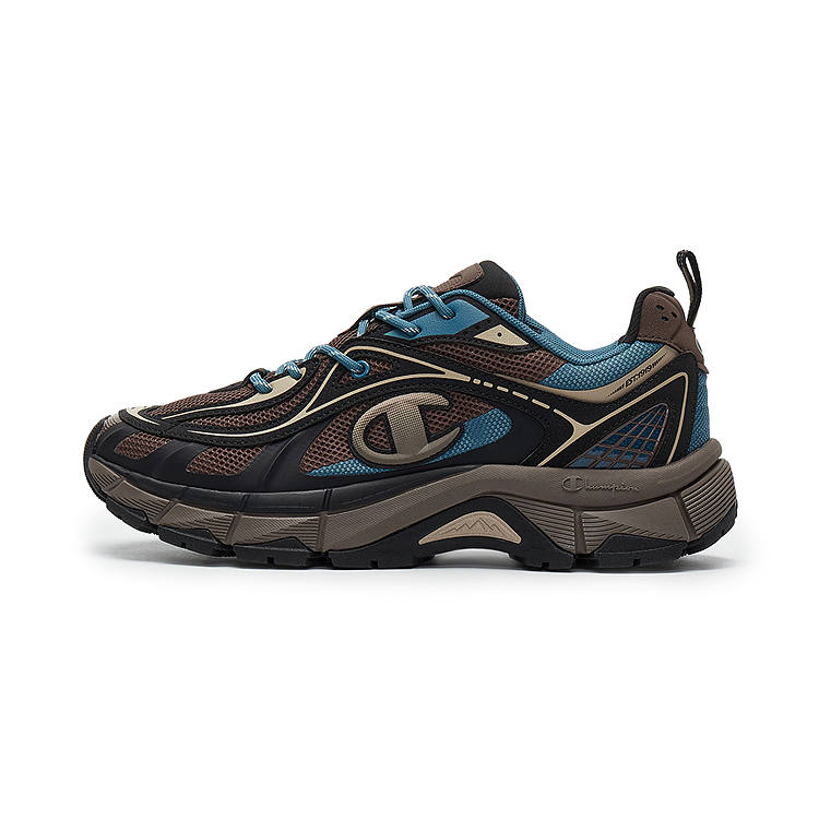 Champion Synthetic Leather Low top Running Shoes Men's Baroque Brown/Black