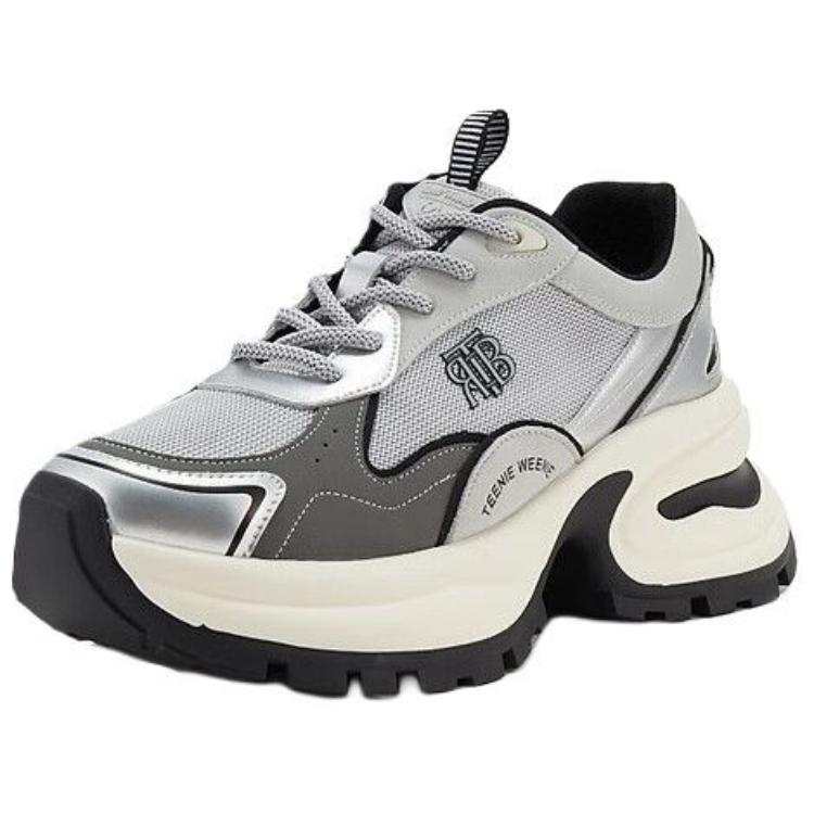 Teenie Weenie Fabric Height Increasing Height Increasing Low top Chunky Sneakers Women's