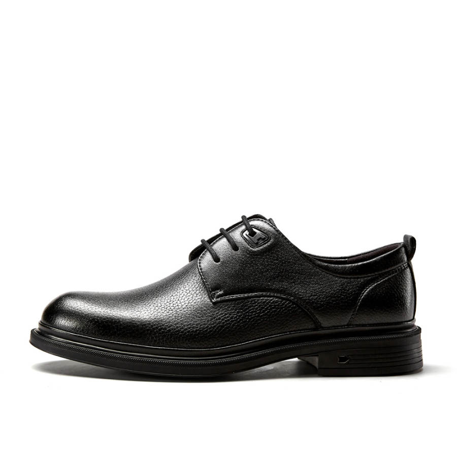 YEARCON Sheepskin Dress Shoes Men's