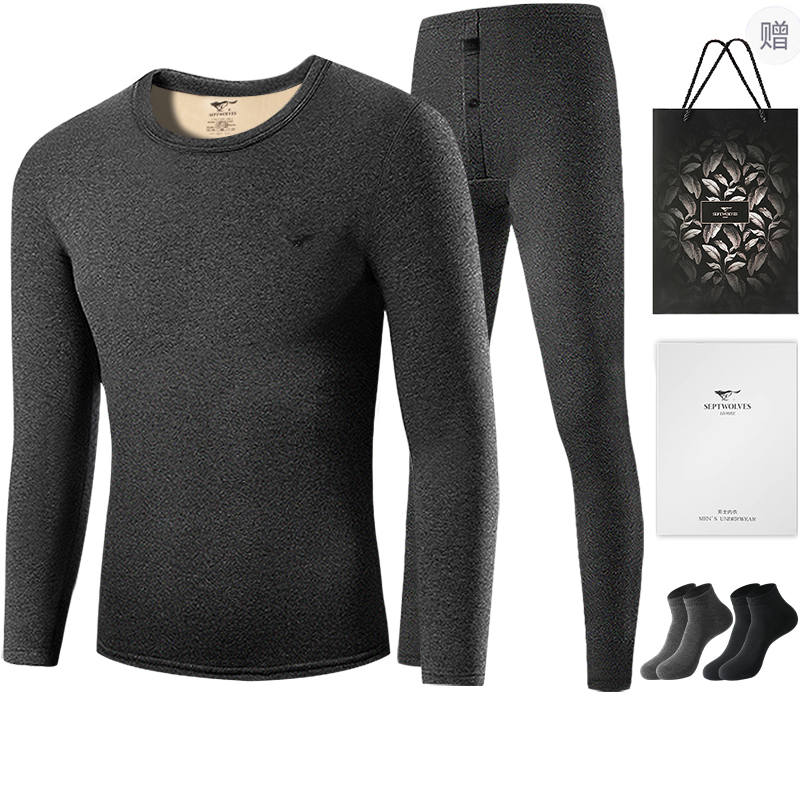 SEPTWOLVES SEPTWOLVES Thermal Set Men's Gift Box Set+Shopping Bag