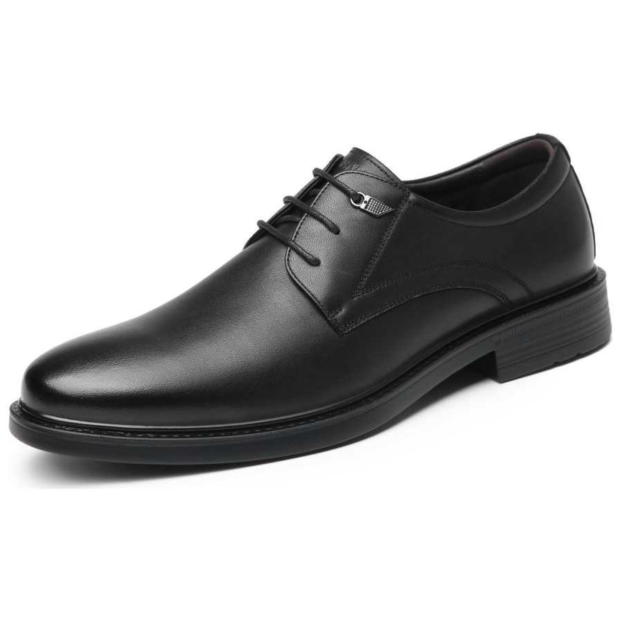 AOKANG Top Grain Cow Leather Dress Shoes Men's Black