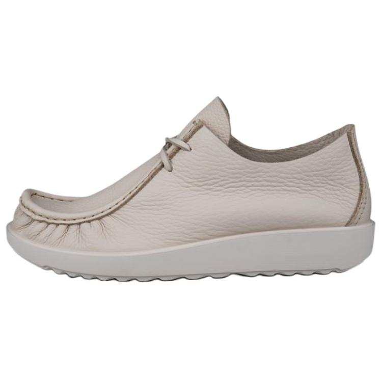 Ecco Ecco JOKE Leather Casual Shoes Men's Beige 552504