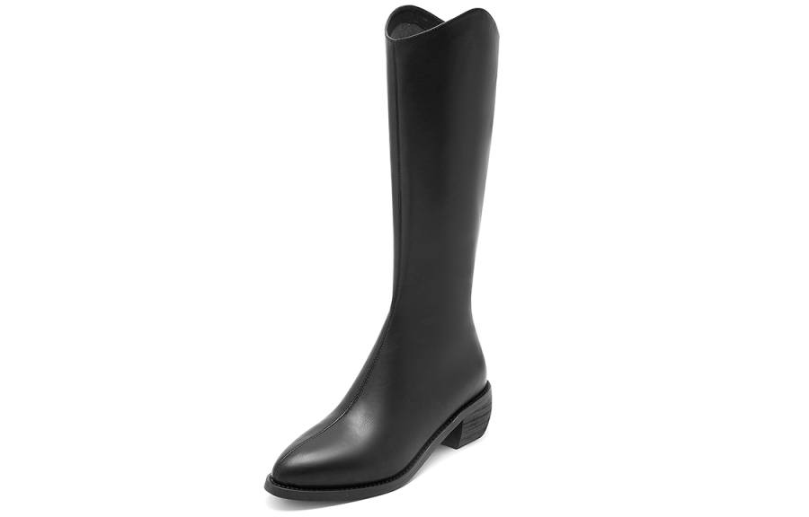 C°BANNER Pu Knee high Boots Women's Black