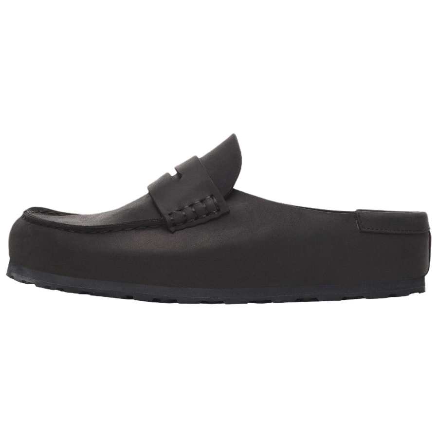 Birkenstock Naples Composite Sole Slip Resistant Closed Toe Slippers Unisex Black Narrow
