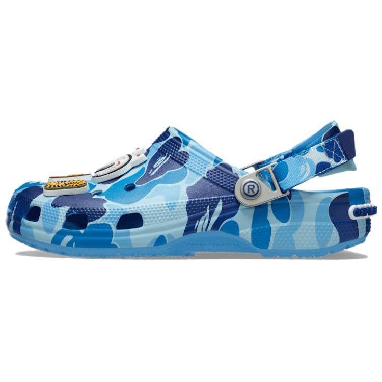 Crocs Crocs x A BATHING APE Classic Clog Clogs Unisex Blue