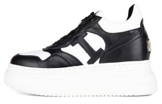 IiJin Top Grain Cow Leather Stylish Skateboarding Shoes Women's