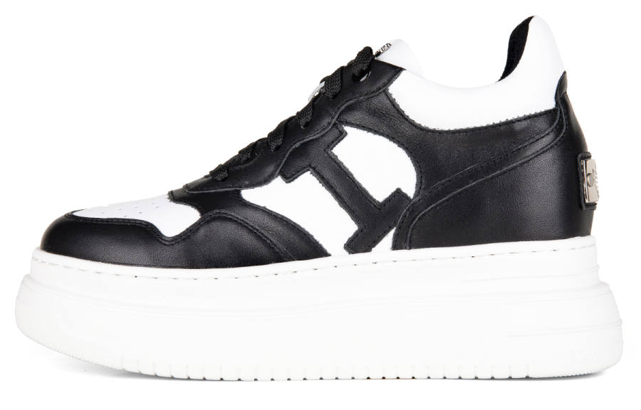 IiJin Top Grain Cow Leather Stylish Skateboarding Shoes Women's