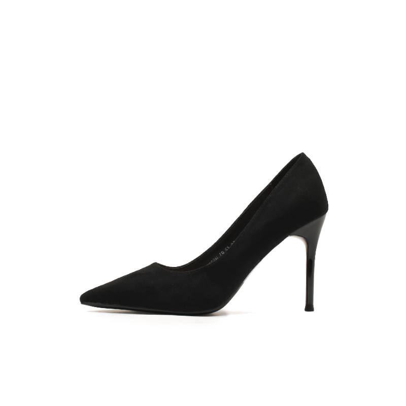 Zubumei Suede Slim Heel High Heels Women's