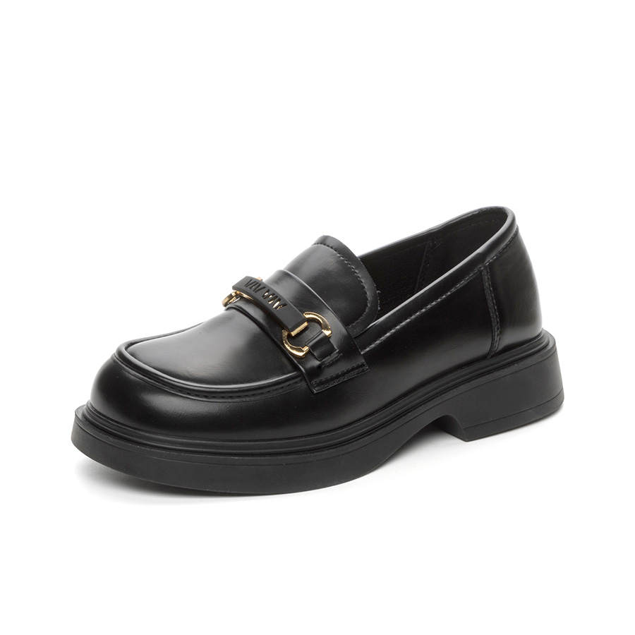 Medd Medd Microfiber Leather Loafers 3.5cm Women's