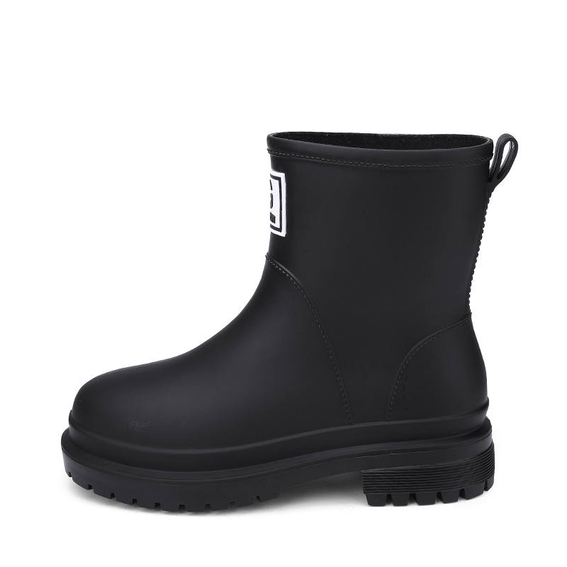 LONGYING PVC Waterproof Abrasion Resistant Cushioning Waterproof Abrasion Resistant Cushioning Rain Boots Women's