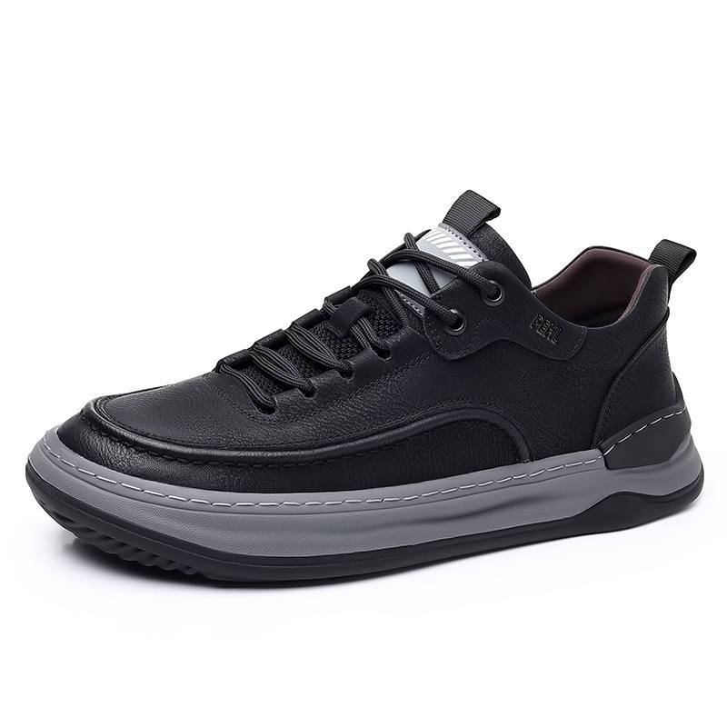 PEHL Top Grain Cow Leather Low top Casual Shoes Men's
