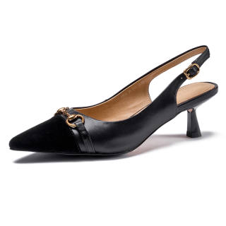 GUQITIANLUN Cow Split Leather High Heels Women's