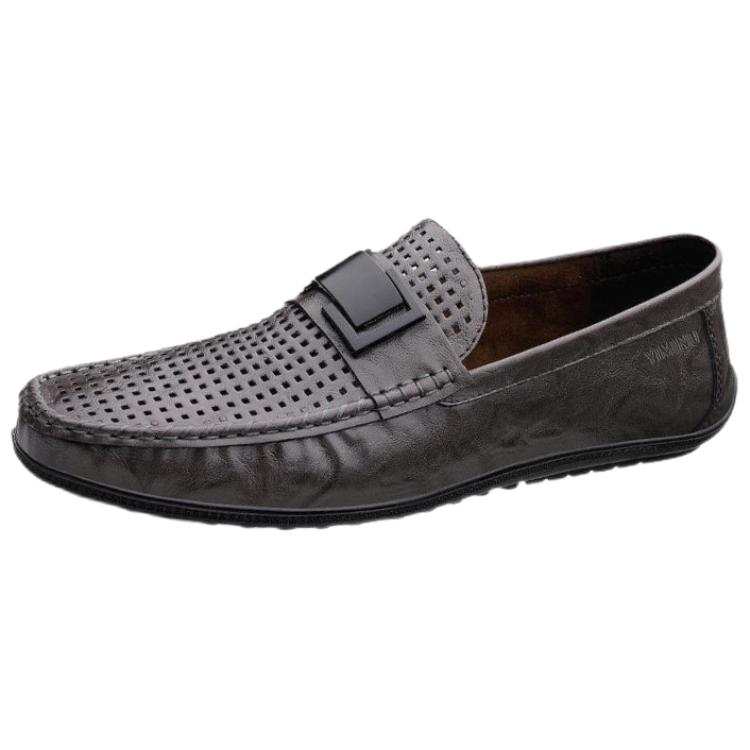 YIMINU Cow Split Leather Casual Shoes Men's