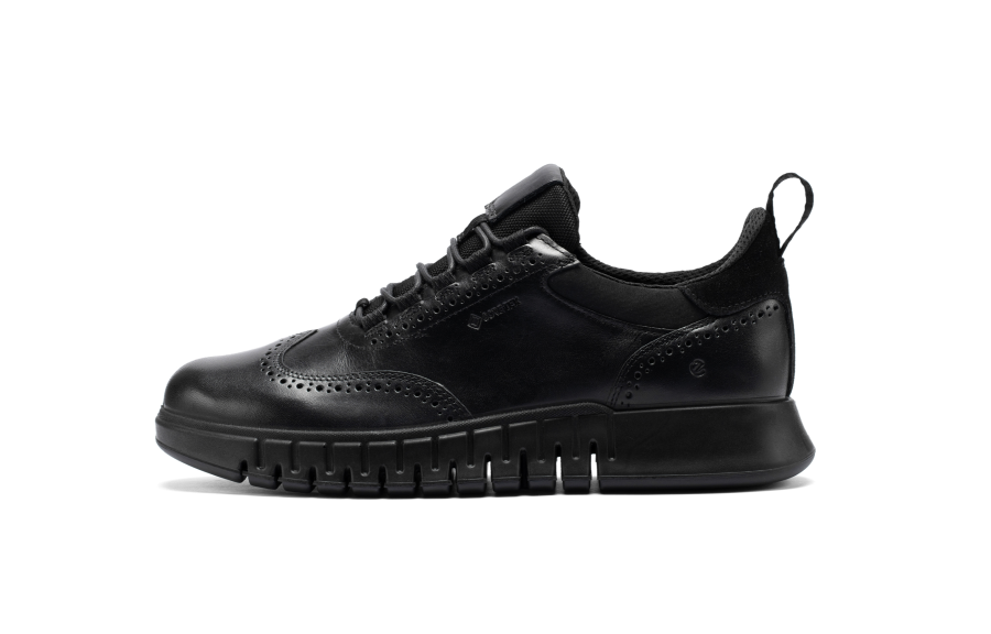 Ecco Smart Series Cow Leather Low top Casual Shoes Men's Black 512334