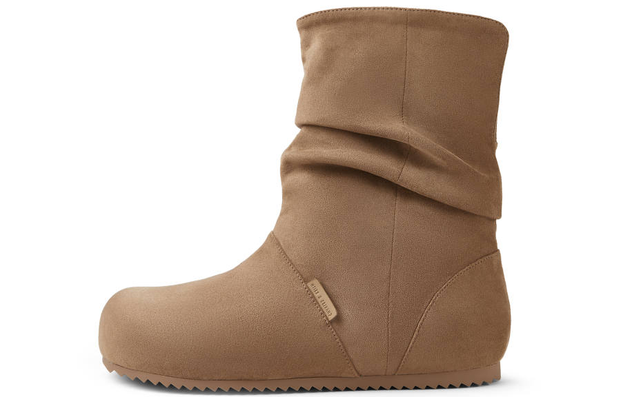 CHARLES&KEITH Small Ck Fabric Ankle Boots 1.3cm Women's