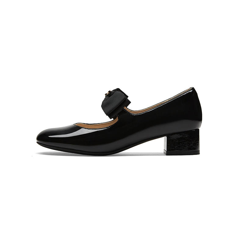 TOOMANYSHOES Madder Princess Mary Jane Shoes Women's Black