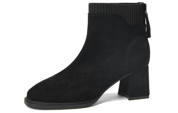 CAMEIDO Fashion Ankle Boots 6CM Women's Black