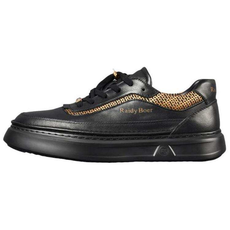 Raidy Boer Cow Leather Abrasion Resistant Abrasion Resistant Low top Skateboard Shoes Men's