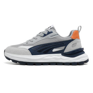 FACKRAM Microfiber Leather Low top Casual Shoes Men's