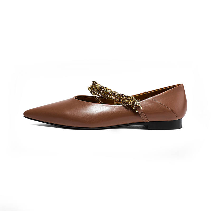 Coup De Foudre Top Grain Cow Leather Mary Jane Shoes Women's
