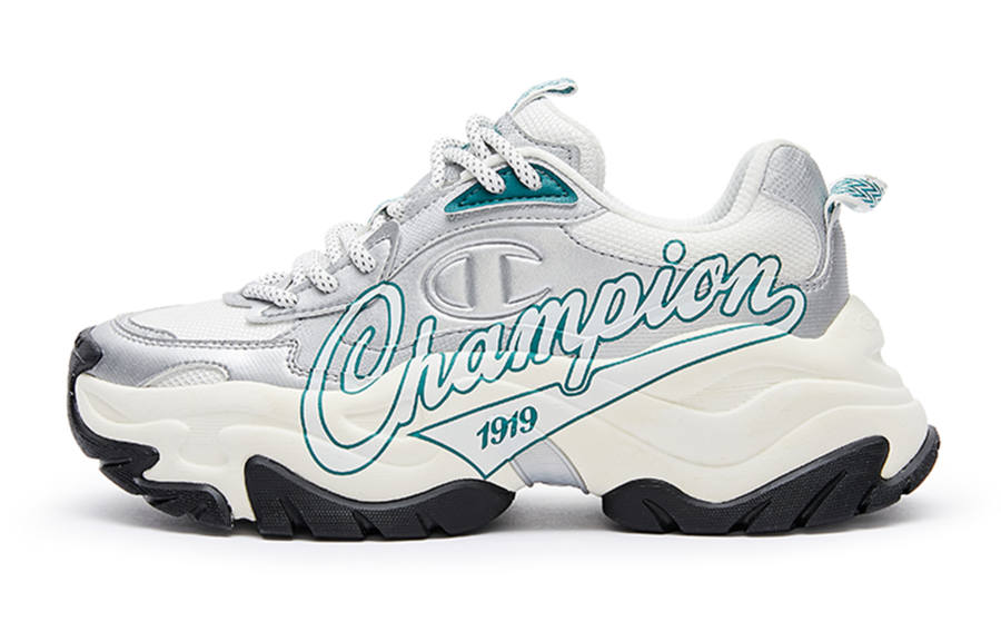 Champion Slip Resistant Slip Resistant Low top Chunky Sneakers Women's Silver