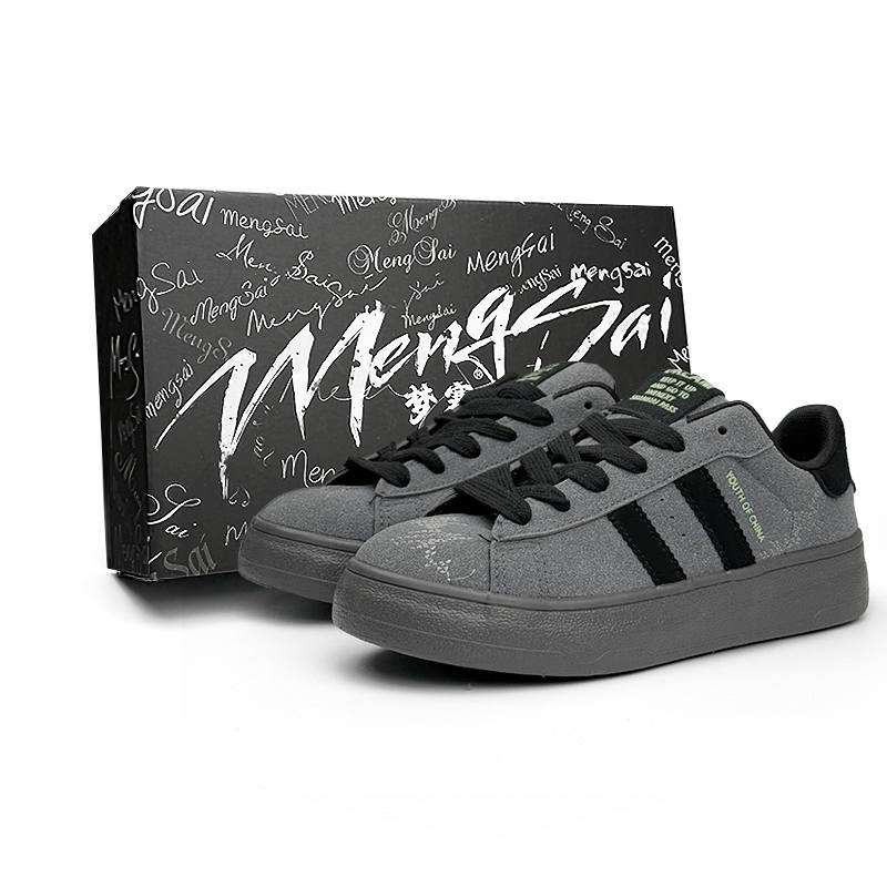Mengsai Cushioning Abrasion Resistant Cushioning, Wear Resistant Low top Skateboard Shoes Women's Black Warrior