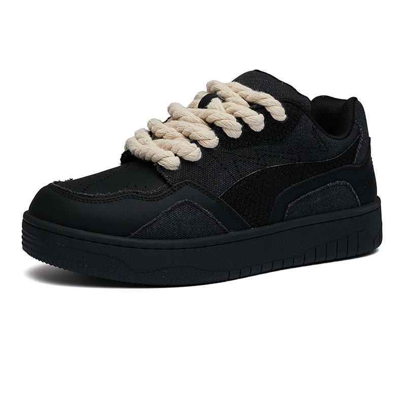 SOBB Textile, Synthetic Leather Breathable Moisture Wicking Low top Skateboard Shoes Unisex