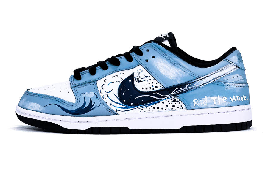 Nike Nike Dunk Cushioning Abrasion Resistant Cushioning, Wear Resistant Low top Skateboard Shoes Unisex Blue