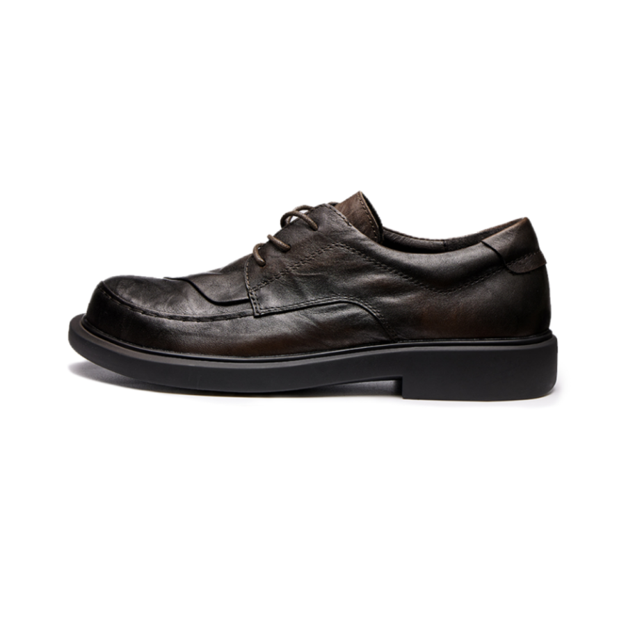 Brounvanm Top Grain Cow Leather Casual Shoes Men's