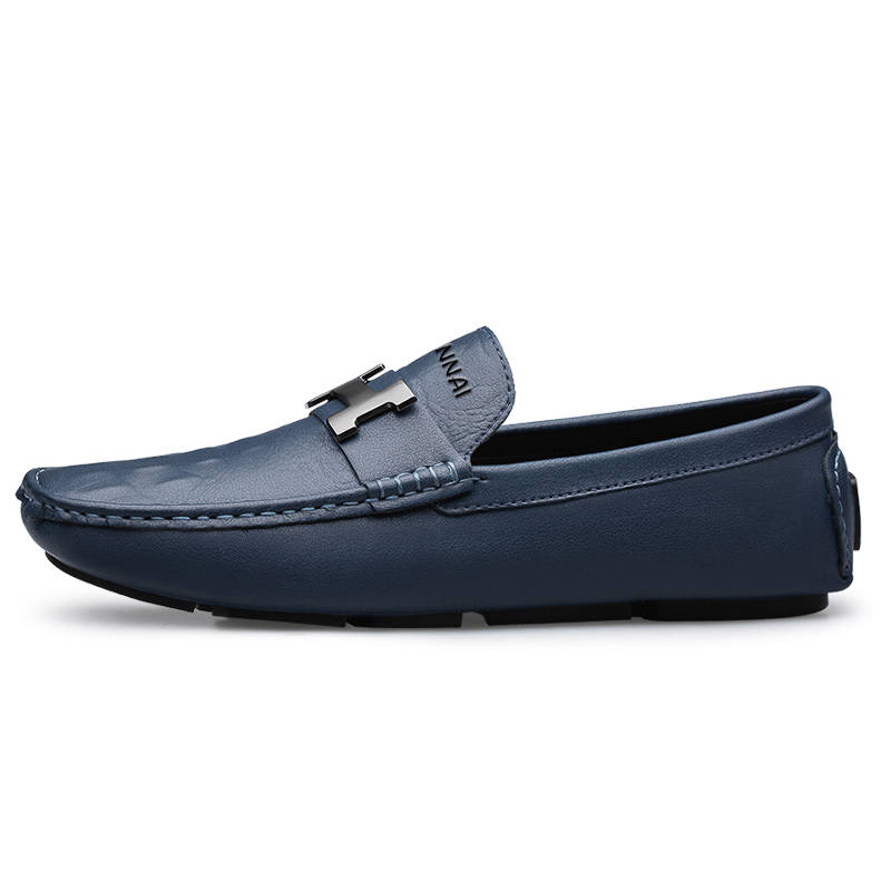 WENNAI Loafers Men's Blue