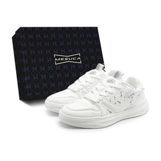 MESUCA Low top Skateboard Shoes Unisex White