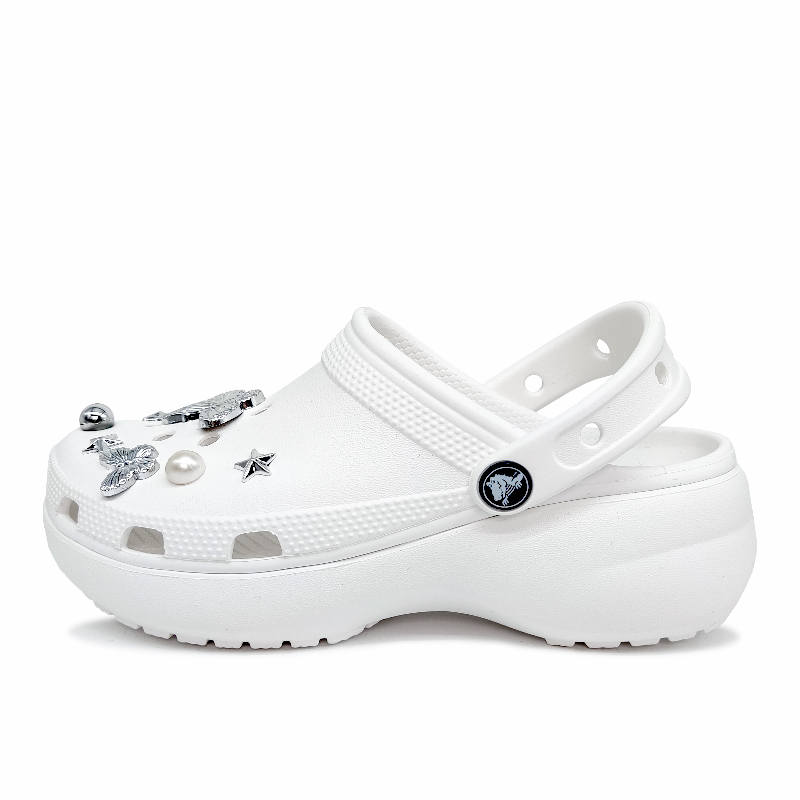 Crocs Crocs Classic Platform Clog EVA Clogs Women's White