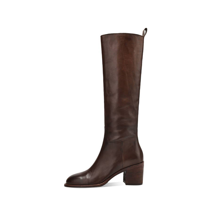 Rosa Bianca Knight Boots Horse Leather Knee high Boots Women's