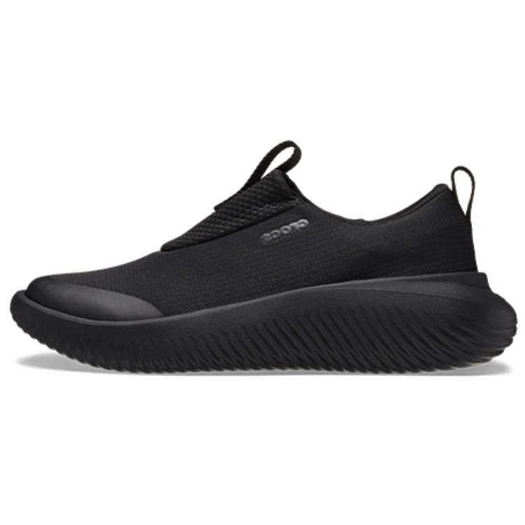 Crocs Non slip Lightweight Low top Running Shoes Unisex Black