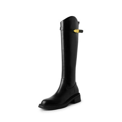 VANDEELEN Cow Leather Knee high Boots Women's