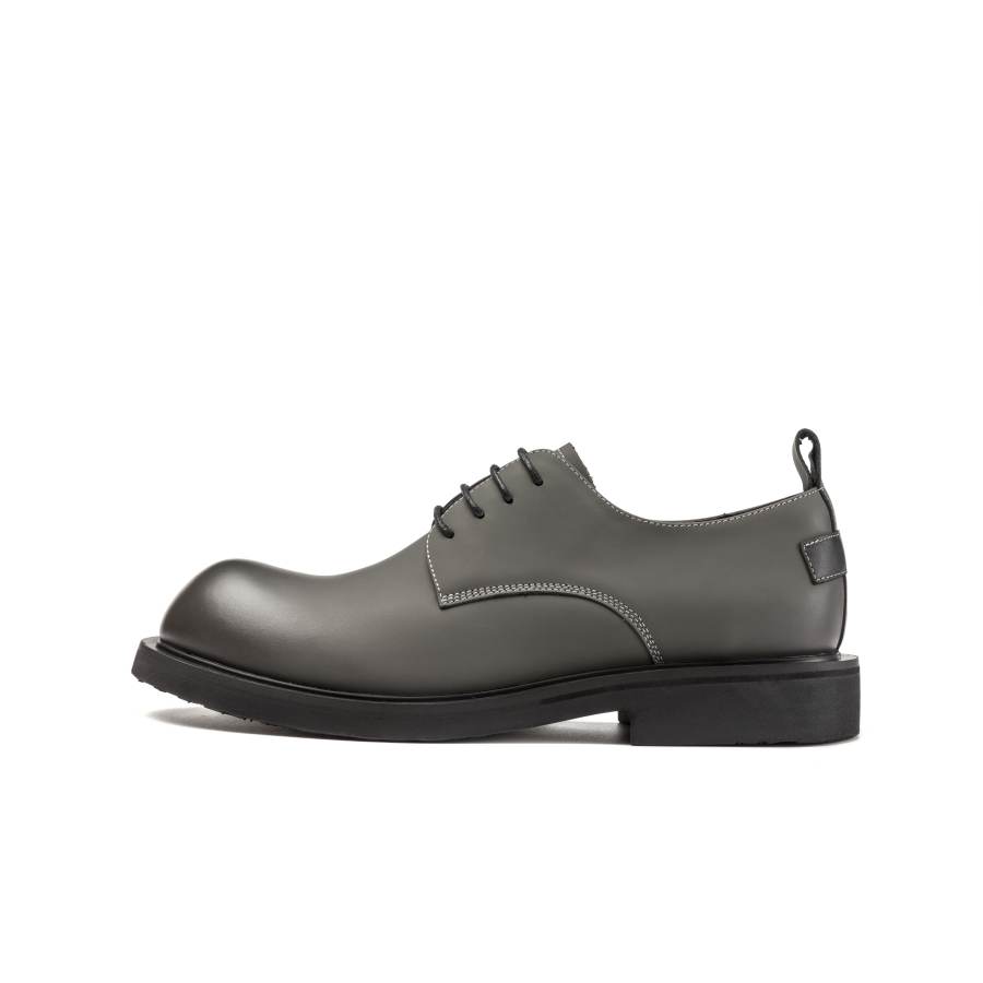 AOKANG Casual Leather Shoes Men's Gray
