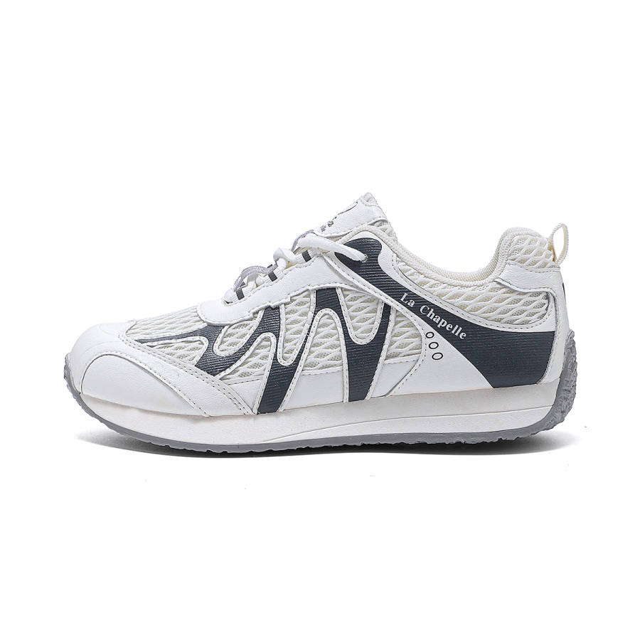 La Chapelle Artificial Leather Low top Casual Shoes Women's Beige Black