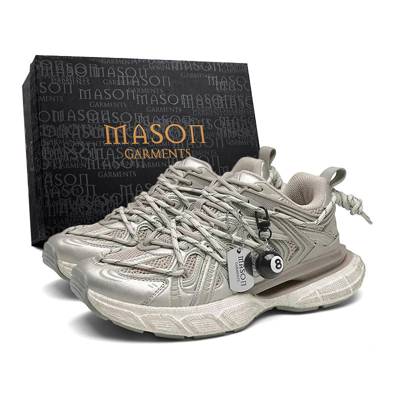 Masongarments Cage Collection Cushioning Abrasion Resistant Breathable Lightweight Height Increasing Low top