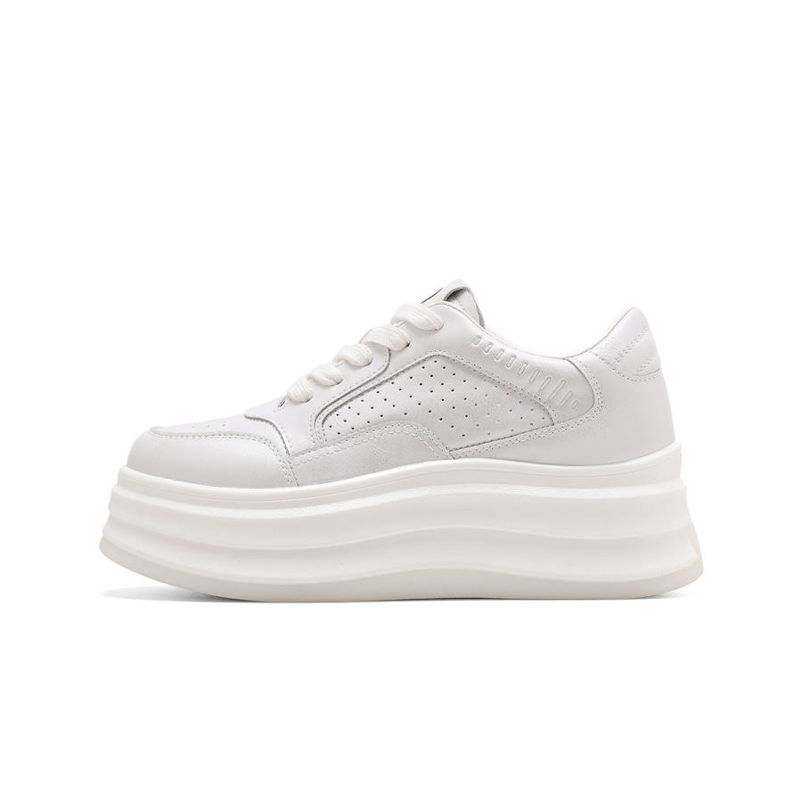 C°BANNER Synthetic Leather, Split Cow Leather Abrasion Resistant Low top Skateboard Shoes Women's